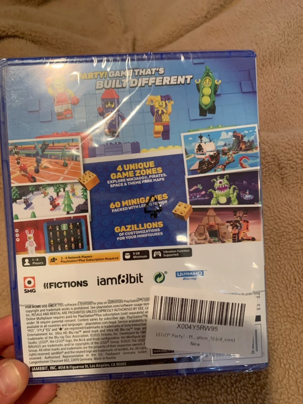 LEGO Party! PS5 Game - Bright Blue Cover - Picture 2 of 3